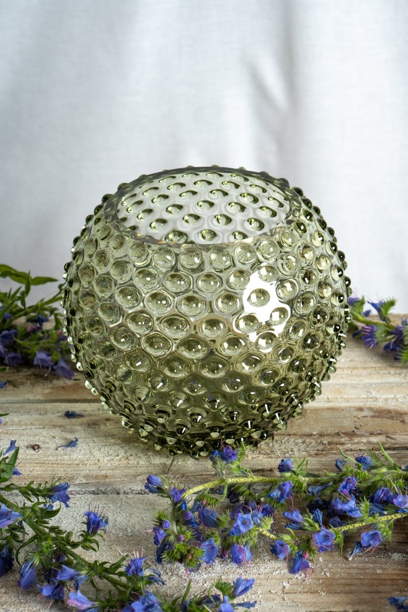 klimchi-hobnail-olive-vase-boule-vert-olive-petit image 5