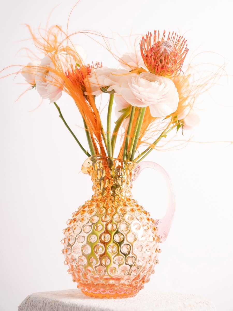 klimchi-hobnail-carafe-sunrise-2000-ml-ombr-ambre image 2