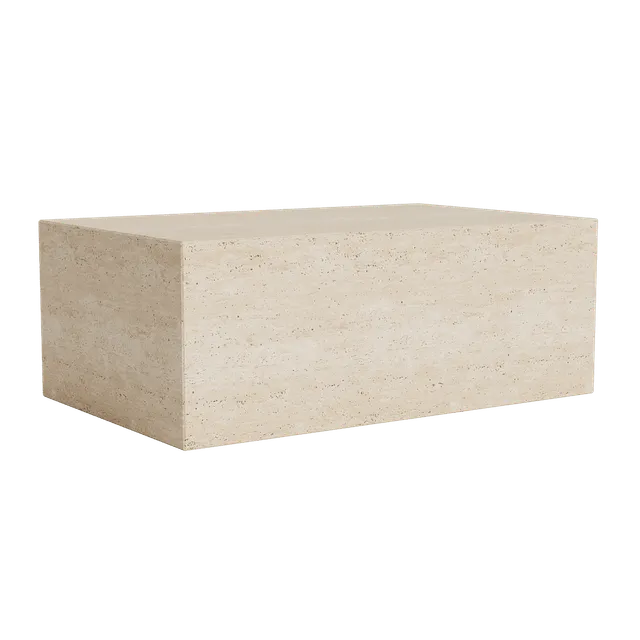 norr-11-cubism-table-basse-travertin-large image 1