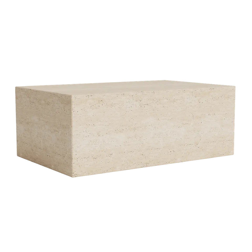 norr-11-cubism-table-basse-travertin-large image 1