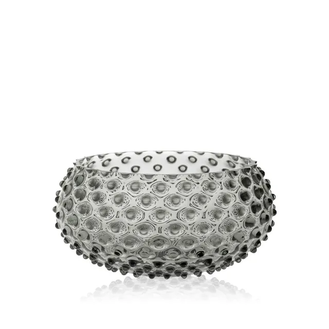 klimchi-hobnail-saladier-grey-smoke-gris-fum-cristal image 1