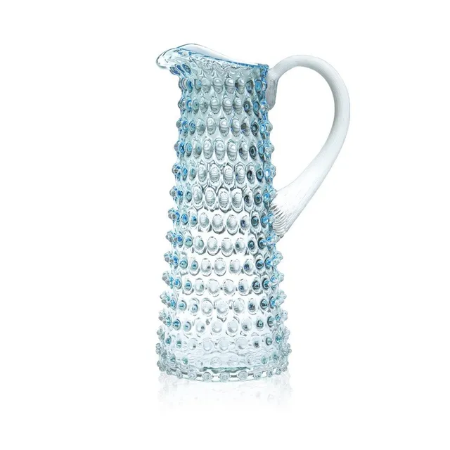 klimchi-hobnail-carafe-azure-underlay-1-litre image 1