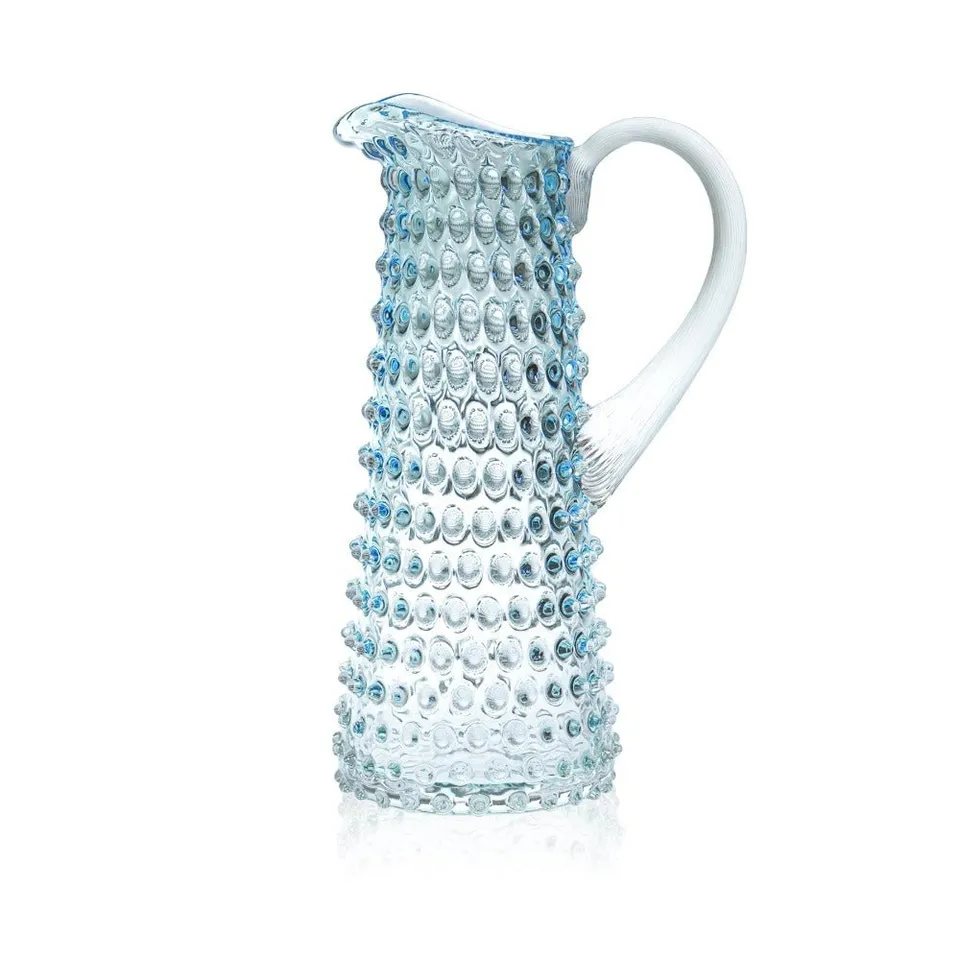 klimchi-hobnail-carafe-azure-underlay-1-litre image 1