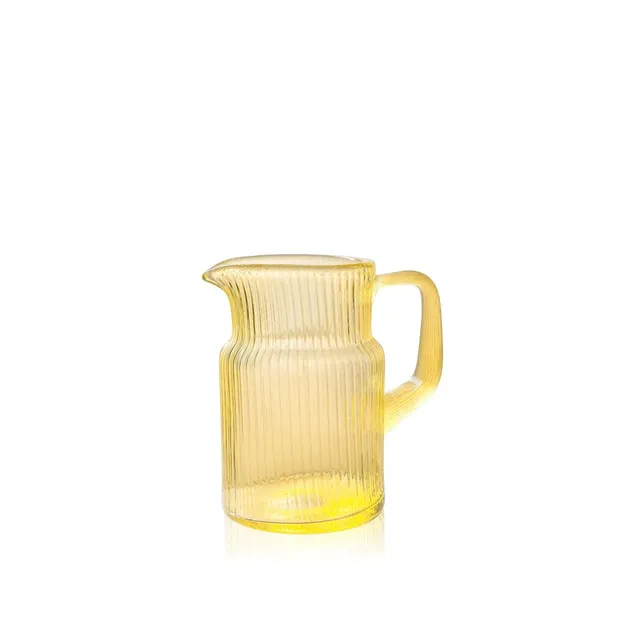 klimchi-ethel-petit-pichet-citrine-jaune-en-verre image 1