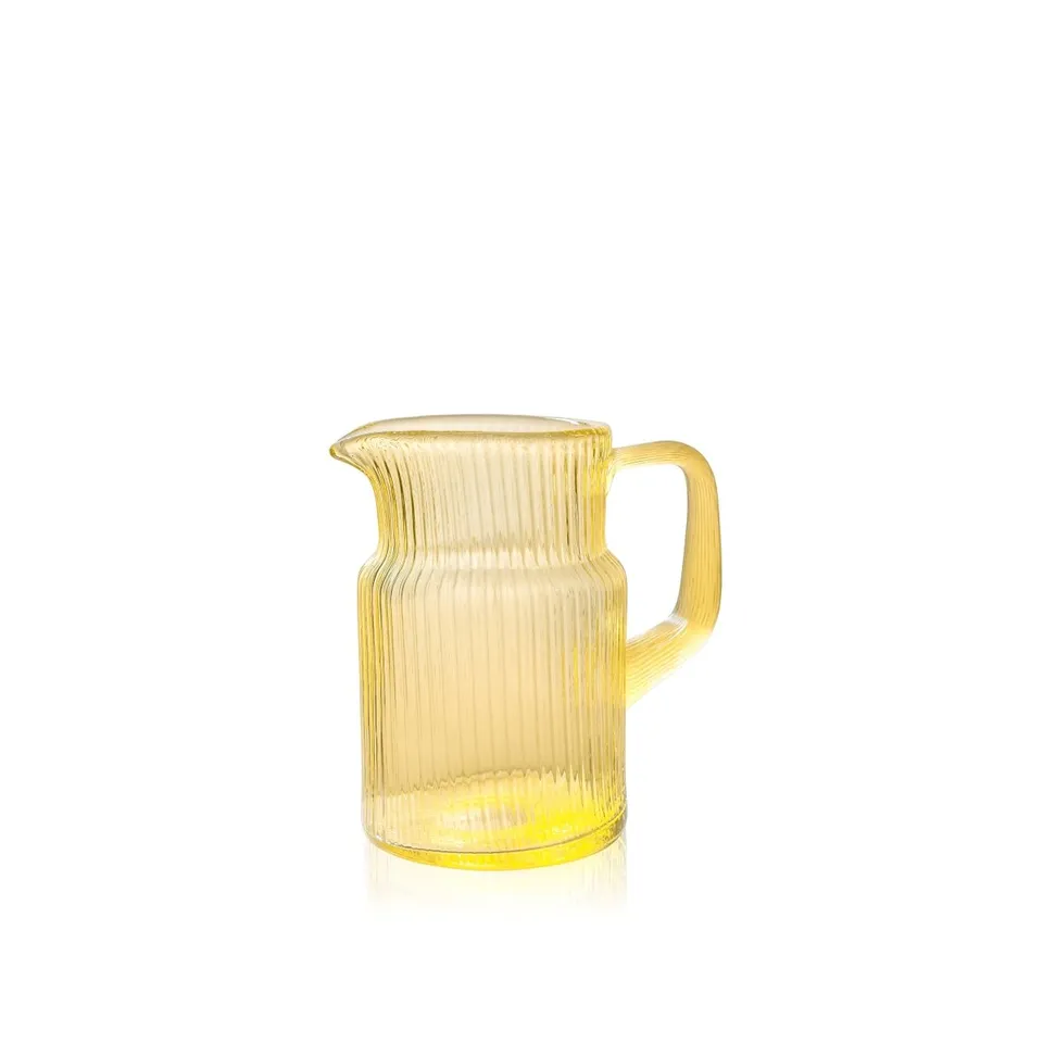 klimchi-ethel-petit-pichet-citrine-jaune-en-verre image 1