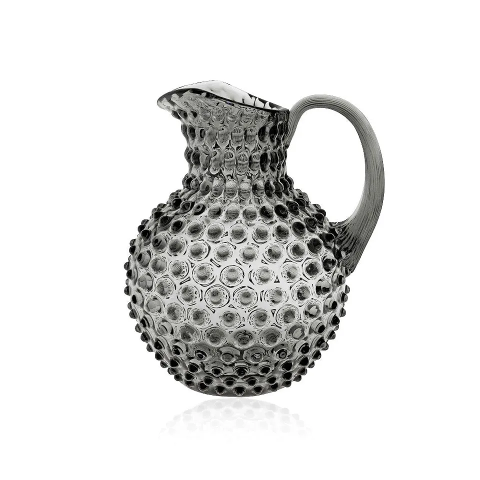 klimchi-hobnail-grey-smoke-pichet-cristal-2-l image 1
