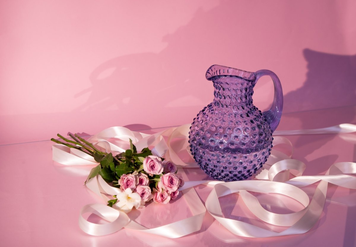 klimchi-hobnail-carafe-lavender-2-l-violette-dition-limit-e image 3