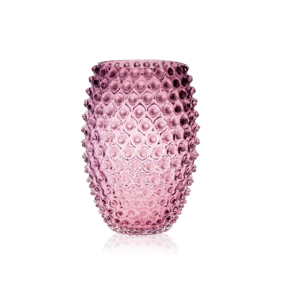 klimchi-hobnail-underlay-violet-vase-ovale-cristal image 1