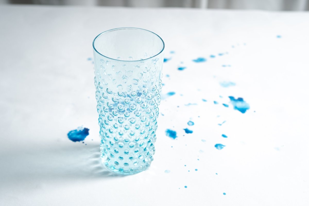 klimchi-hobnail-verre-haut-azure-200-ml-l-unit image 4