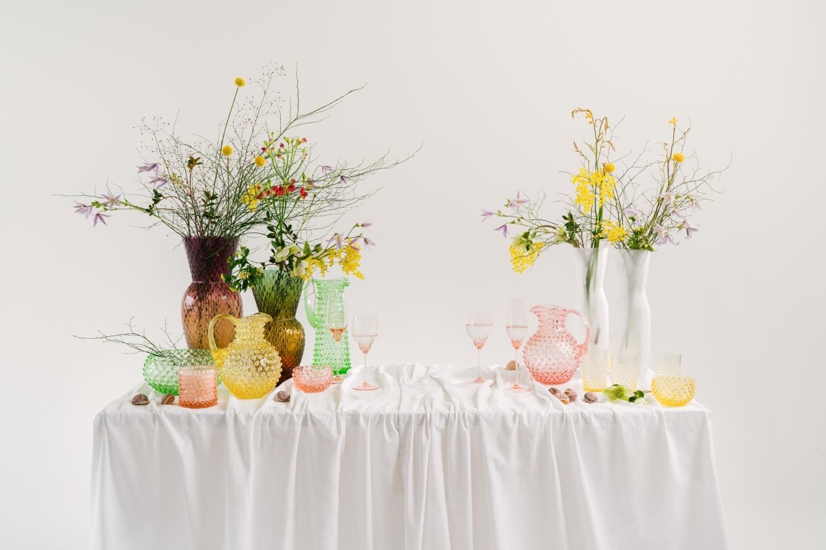 klimchi-hobnail-rosaline-petit-bol-verre-rose-l-unit image 5