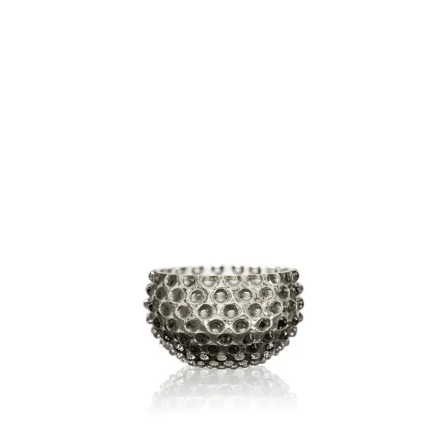 klimchi-hobnail-petit-bol-underlay-black-smoke image 1
