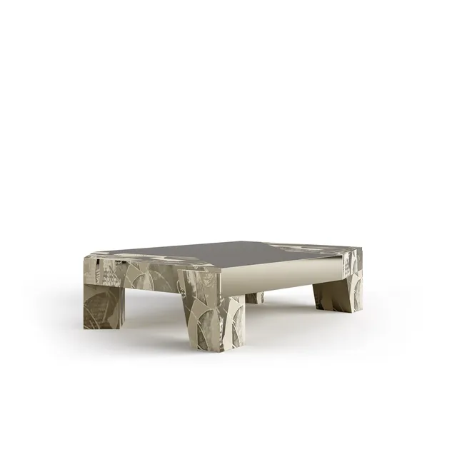 bablanc-guernica-table-basse-laiton-poli-et-oxyd image 1