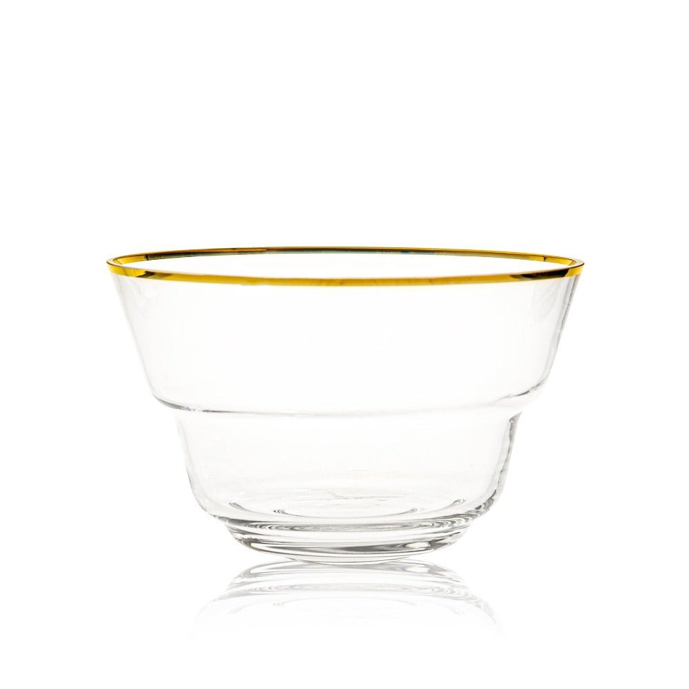 klimchi-shadows-golden-lux-grand-saladier-verre-liser-or-24-carats image 1