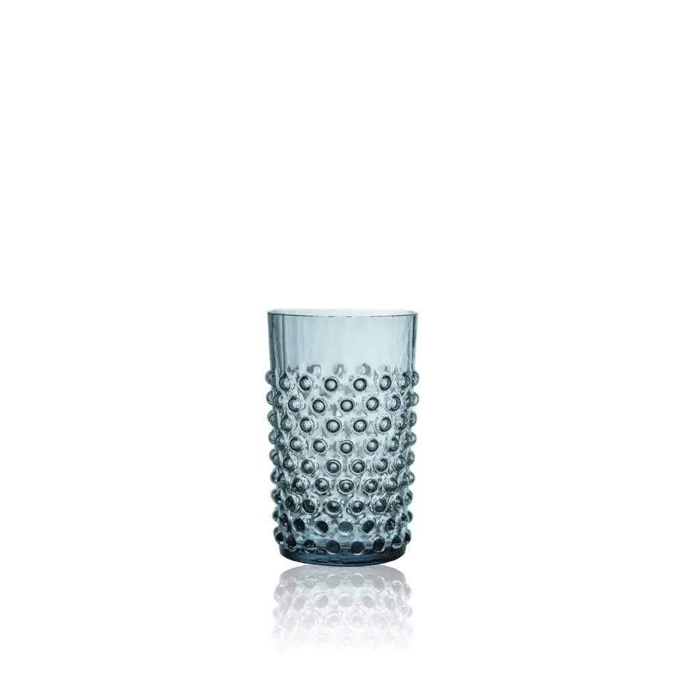 klimchi-hobnail-verre-bleu-brumeux-200-ml-1-pi-ce image 1
