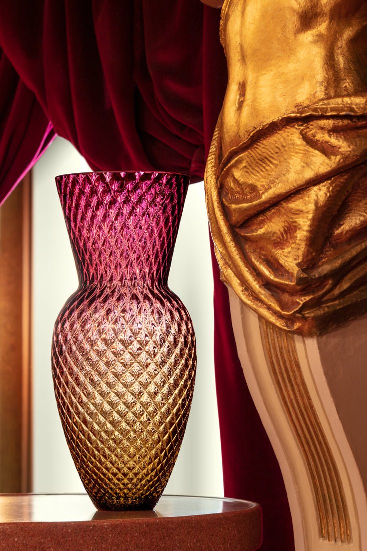 klimchi-drama-amethyst-grand-vase-verre-violet image 2