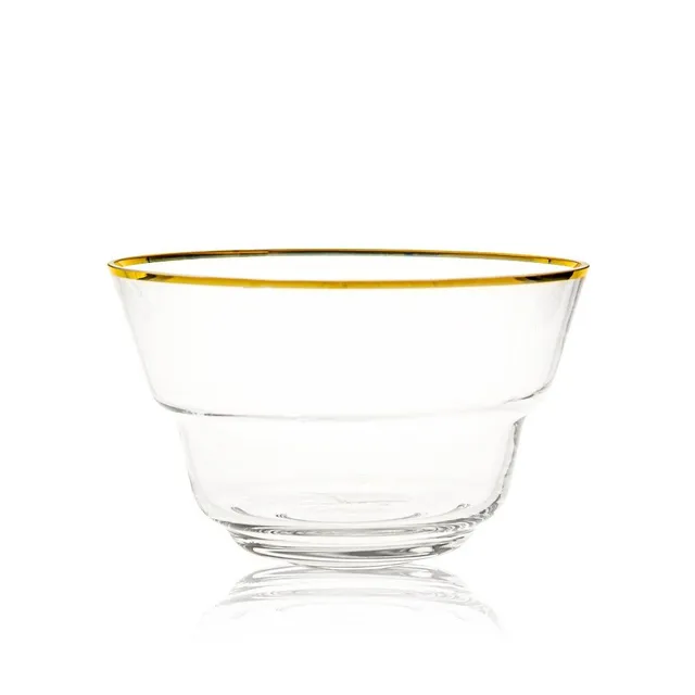 klimchi-shadows-golden-lux-grand-saladier-verre-liser-or-24-carats image 1
