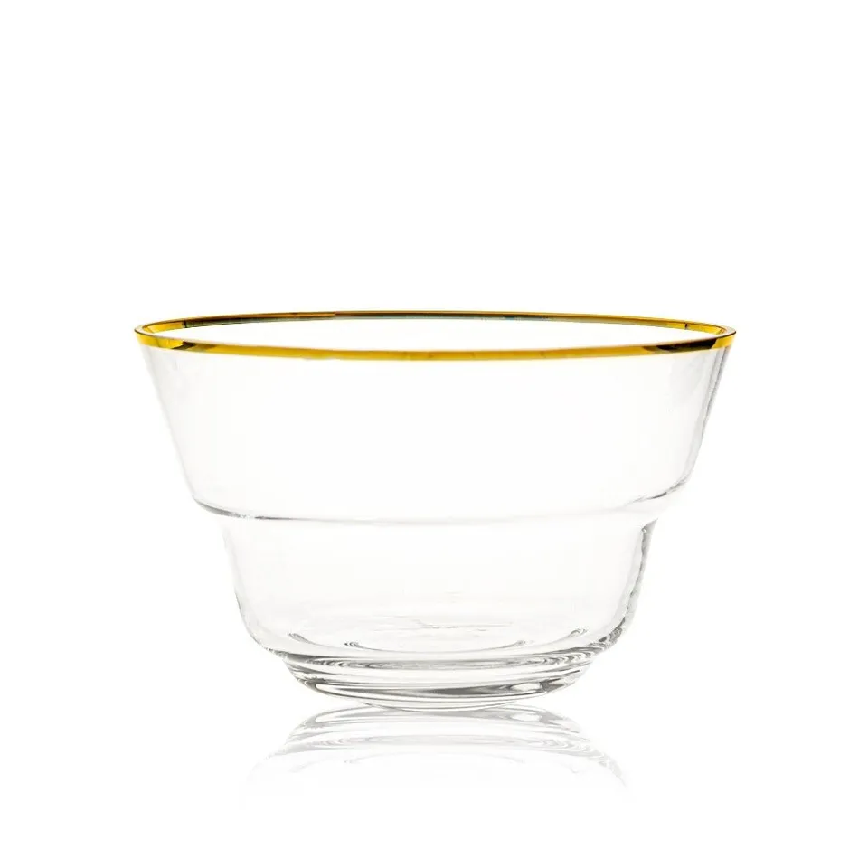 klimchi-shadows-golden-lux-grand-saladier-verre-liser-or-24-carats image 1