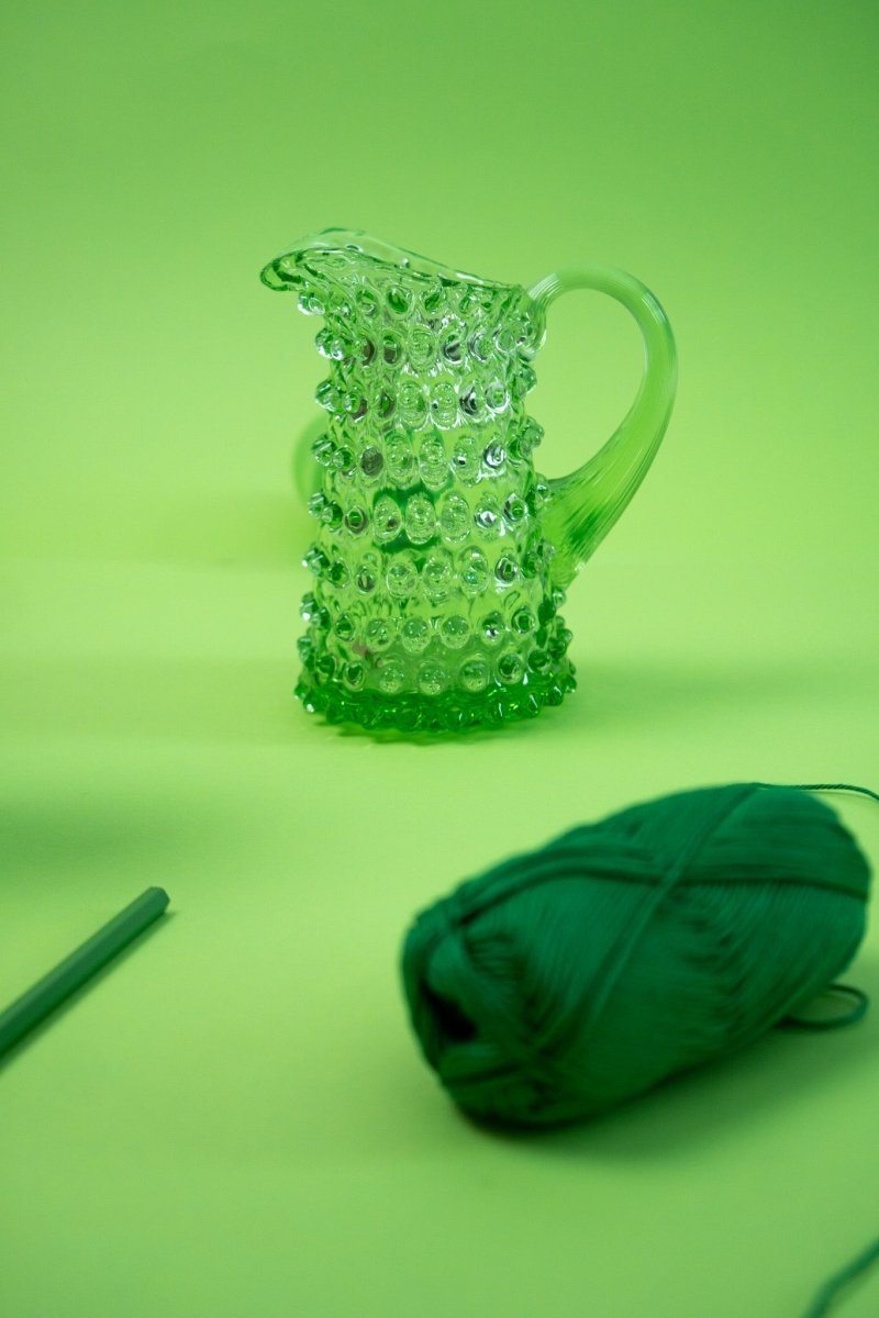 klimchi-hobnail-light-green-mini-pichet-vert-350-ml image 3