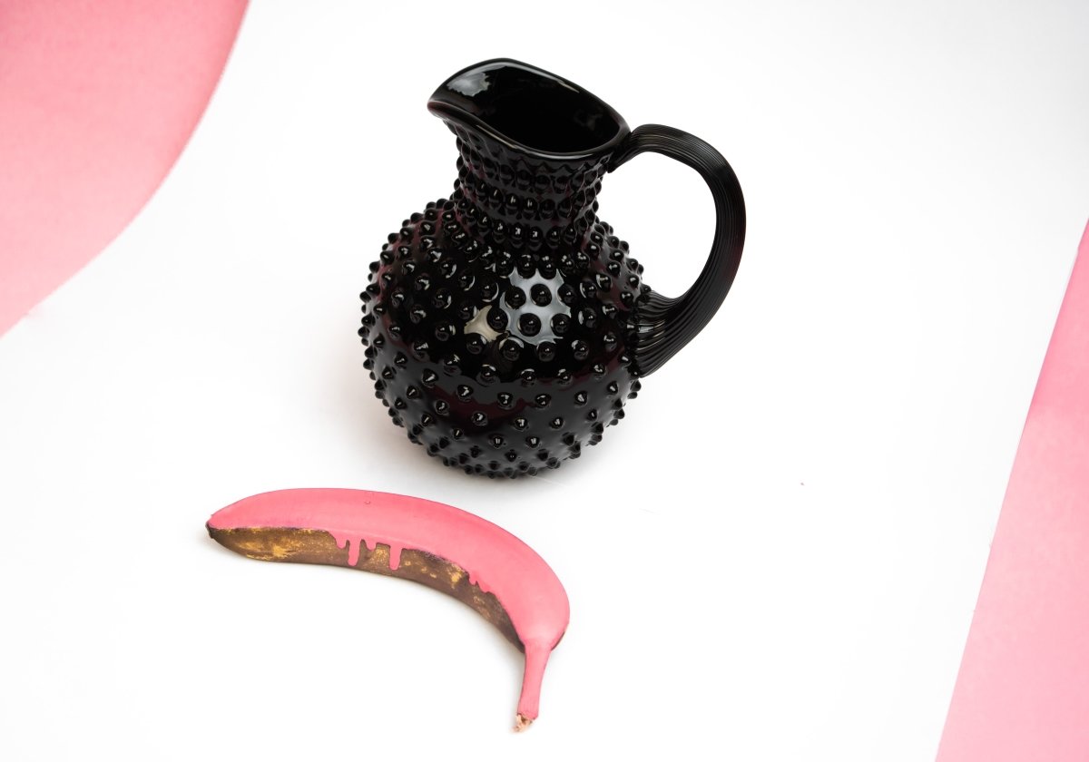 klimchi-hobnail-carafe-noire-2-l-cristal image 4