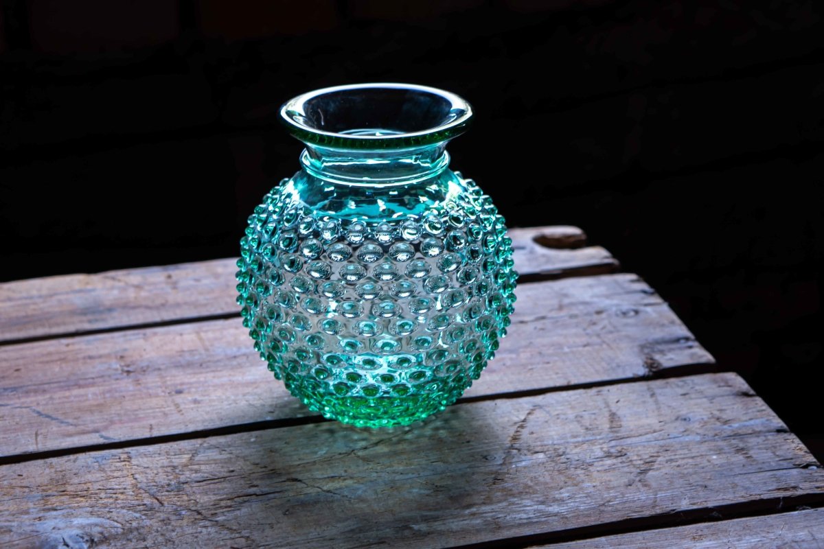 klimchi-hobnail-beryl-vase-col-vert-petit-mod-le image 2