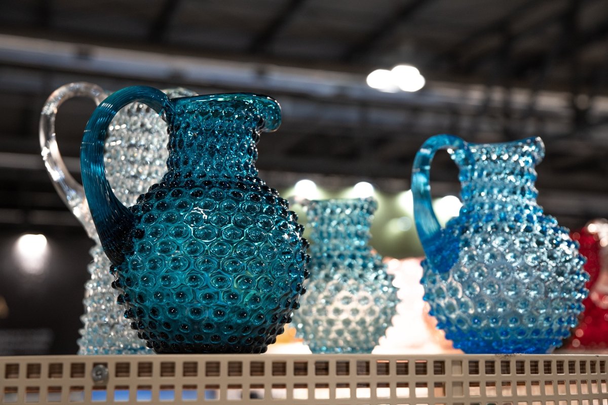klimchi-hobnail-aquamarine-carafe-verre-2-l image 7